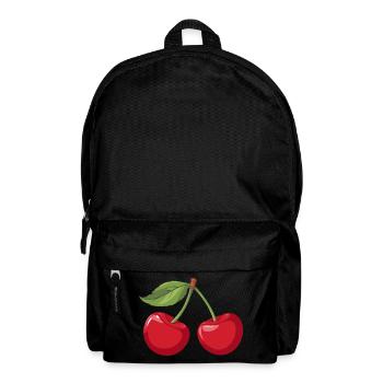 Vibrant Cherry Illustration - Backpack - black - Front