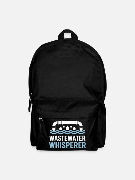 Wastewater Whisperer - Water Treatment - Backpack - black