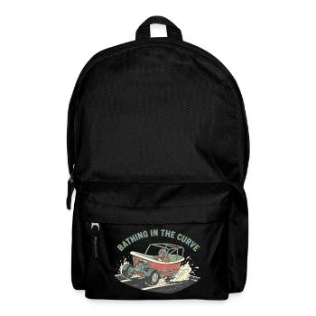 Bathing in the Curve - Backpack - black - Front