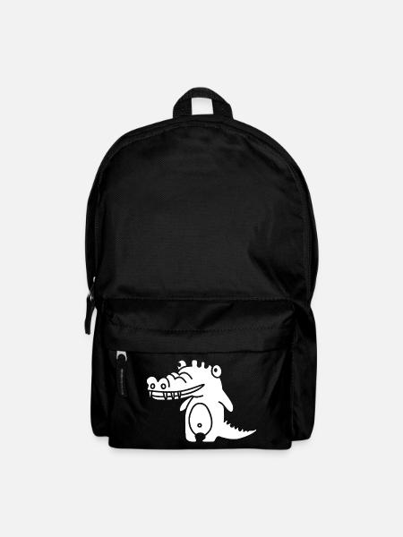 Crocko Crocodile – Jungle, Reptile & Adventure - Backpack - black