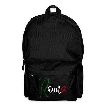 I love Rome, elegant minimalist design - Backpack - black - Front