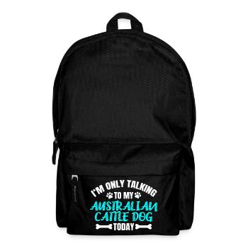 Australian Cattle Dog Besitzer Besitzerin - Rucksack - Schwarz - Vorne