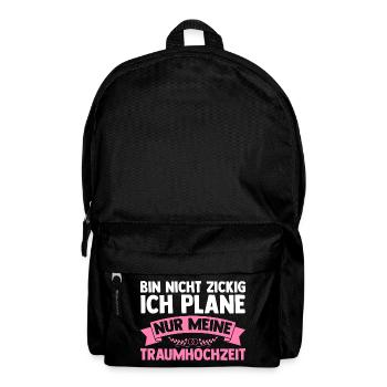 Enterrement de vie de garçon Équipe Mariée Enterrement de vie de jeune fille - Sac à dos - noir - Devant