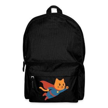 Super Chat le sauveur du monde - Sac à dos - noir - Devant