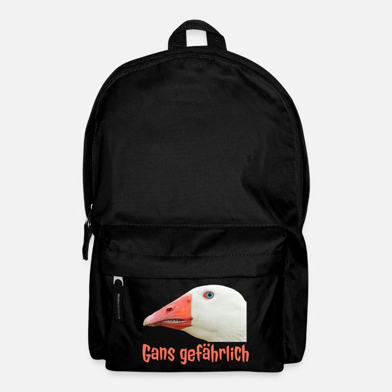 Ganz Gefährlich Gänsekopf - Rucksack - Schwarz