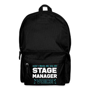Régisseur de théâtre Bühne - Sac à dos - noir - Devant