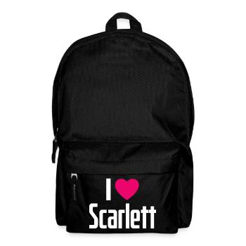 J’adore Scarlett Pink Heart J’adore Scarlett - Sac à dos - noir - Devant
