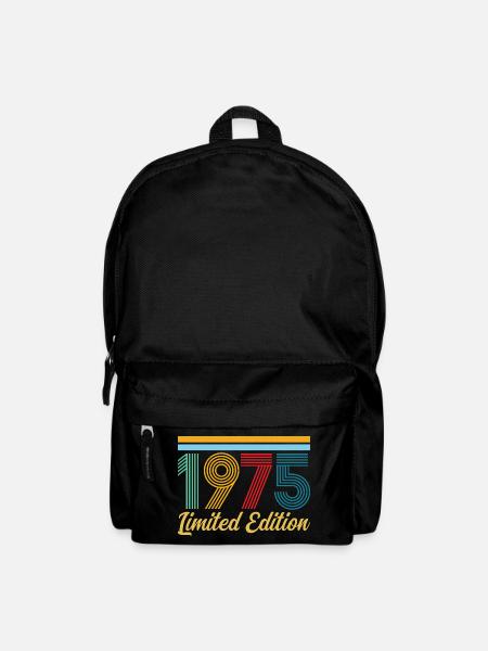1975 Geburtstag Geboren 1975 Vintage-Retro-Geschenk - Rucksack - Schwarz