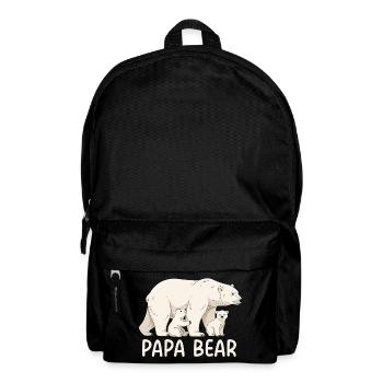 Papa Bear - Backpack - black - Front