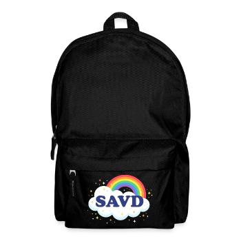 Redeemed Rainbow Bible Christian Faith Jesus - Backpack - black - Front