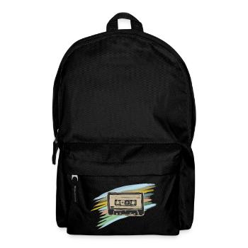 Cassettes Vibe Pinceaux néon - Sac à dos - noir - Devant