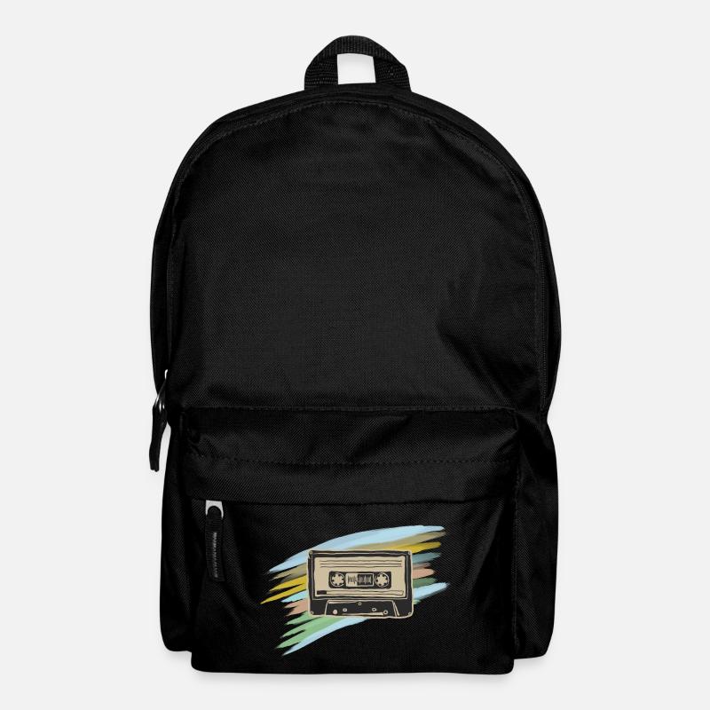 Cassettes Vibe Neon Brushes - Backpack - black