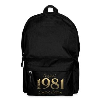 45e anniversaire Original janvier 1981 - Sac à dos - noir - Devant