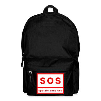 SOS Spätzle sans sauce - Sac à dos - noir - Devant