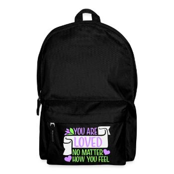 Tu es aimé, peu importe la compassion que tu ressens - Sac à dos - noir - Devant