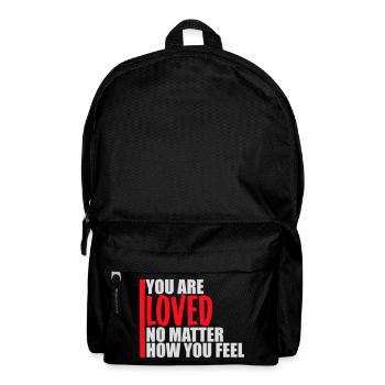 Tu es aimé, peu importe la compassion que tu ressens - Sac à dos - noir - Devant