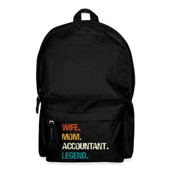Wife Mother Accountant Legend - Backpack - black - Front