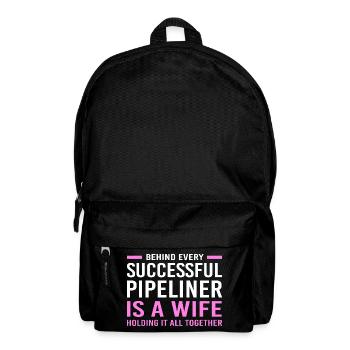 Schlosser Installateur Montage - Rucksack - Schwarz - Vorne