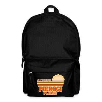 Pierogi Encore un raviolis, s’il vous plaît Cuisine polonaise - Sac à dos - noir - Devant