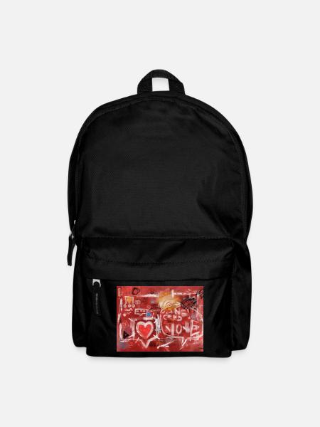 Connected-Alone-Severino-Canepa - Backpack - black