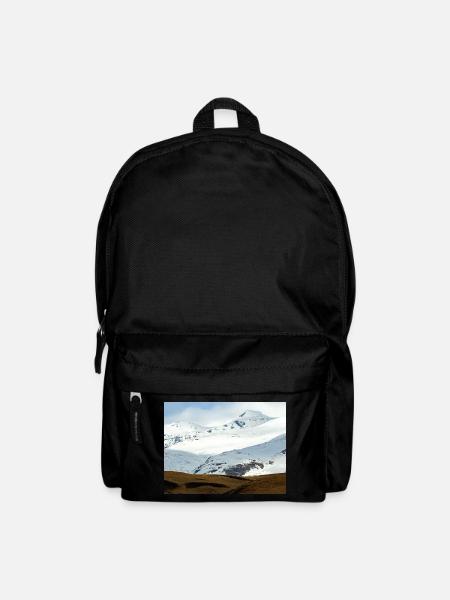 Winterlandschaft in Island - Rucksack - Schwarz