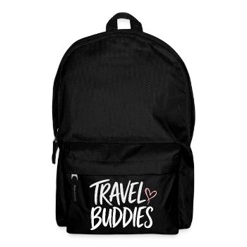 Reisefreunde Herzdesign - Rucksack - Schwarz - Vorne