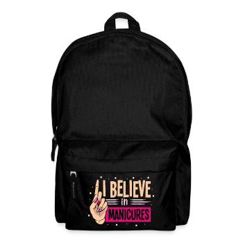 Nageldesigner Nageldesignerin Kosmetik Nagelstudio - Rucksack - Schwarz - Vorne