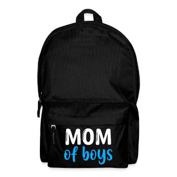 Mom of Boys - Best Mom - Mothers Day - Backpack - black - Front
