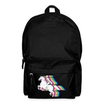 Pferderennen - Rucksack - Schwarz - Vorne