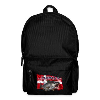 Trout Fishing Denmark - Fish Motif - Backpack - black - Front