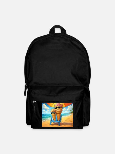 Eiscreme im Sommer - Backpack - black
