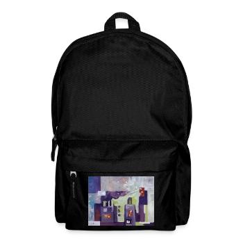 City in Muted Colors - Backpack - black - Front