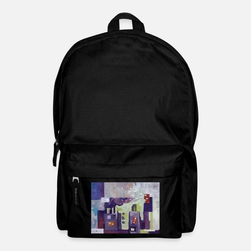City in Muted Colors - Backpack - black