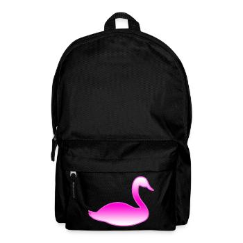 Schwan - Rucksack - Schwarz - Vorne