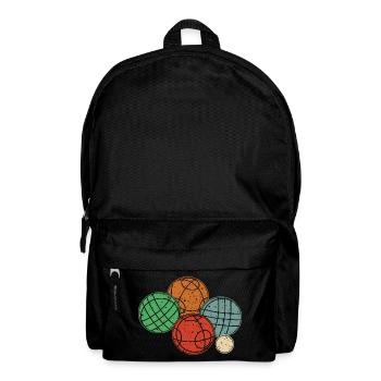 Boccia And Petanque Graphic Boccia Set - Backpack - black - Front