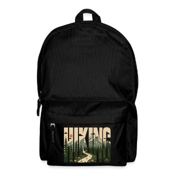 Hiking - Outdoor Adventure - Backpack - black - Front