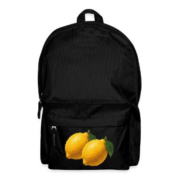 Lemon Brush Art - Backpack - black - Front