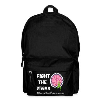 Combattez la stigmatisation de la sensibilisation à la santé mentale - Sac à dos - noir - Devant