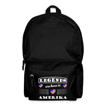 Legenden aus Amerika - Rucksack - Schwarz - Vorne