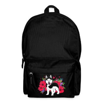 Sibirischer Husky - Rucksack - Schwarz - Vorne