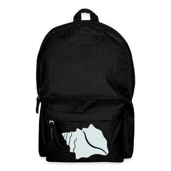 Pastellmuschel Silhouette - Rucksack - Schwarz - Vorne