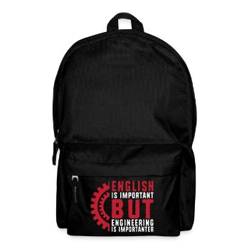 Ingenieur Student - Rucksack - Schwarz - Vorne