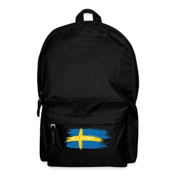 Vill Du Fika? – Schwedischer Kaffee Humor - Rucksack - Schwarz - Vorne
