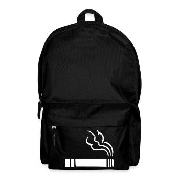 Zigarette Raucherbereich  - Rucksack - Schwarz - Vorne