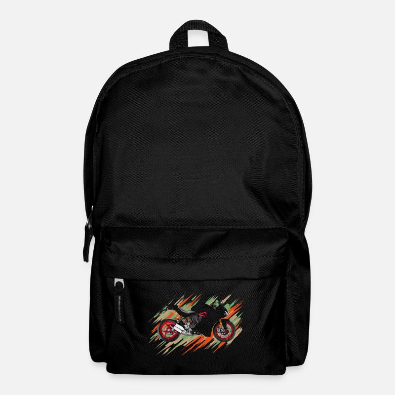 Motorrad - Rucksack - Schwarz