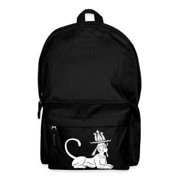 Ägyptische Sphinx - Rucksack - Schwarz - Vorne