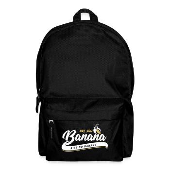 Are you Banana - Are you a banana? - Backpack - black - Front