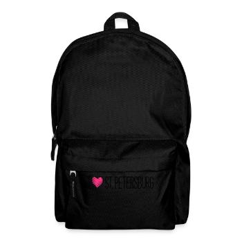 i love st petersburg - Rucksack - Schwarz - Vorne