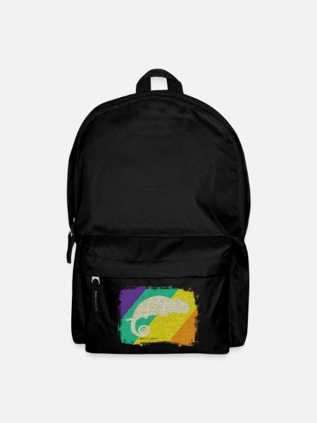 Das Chamäleon, immer gut getarnt. - Rucksack - Schwarz