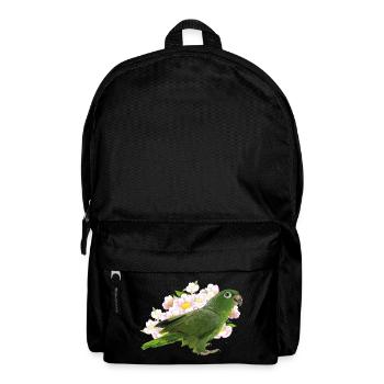 Blue crown parrot - Backpack - black - Front